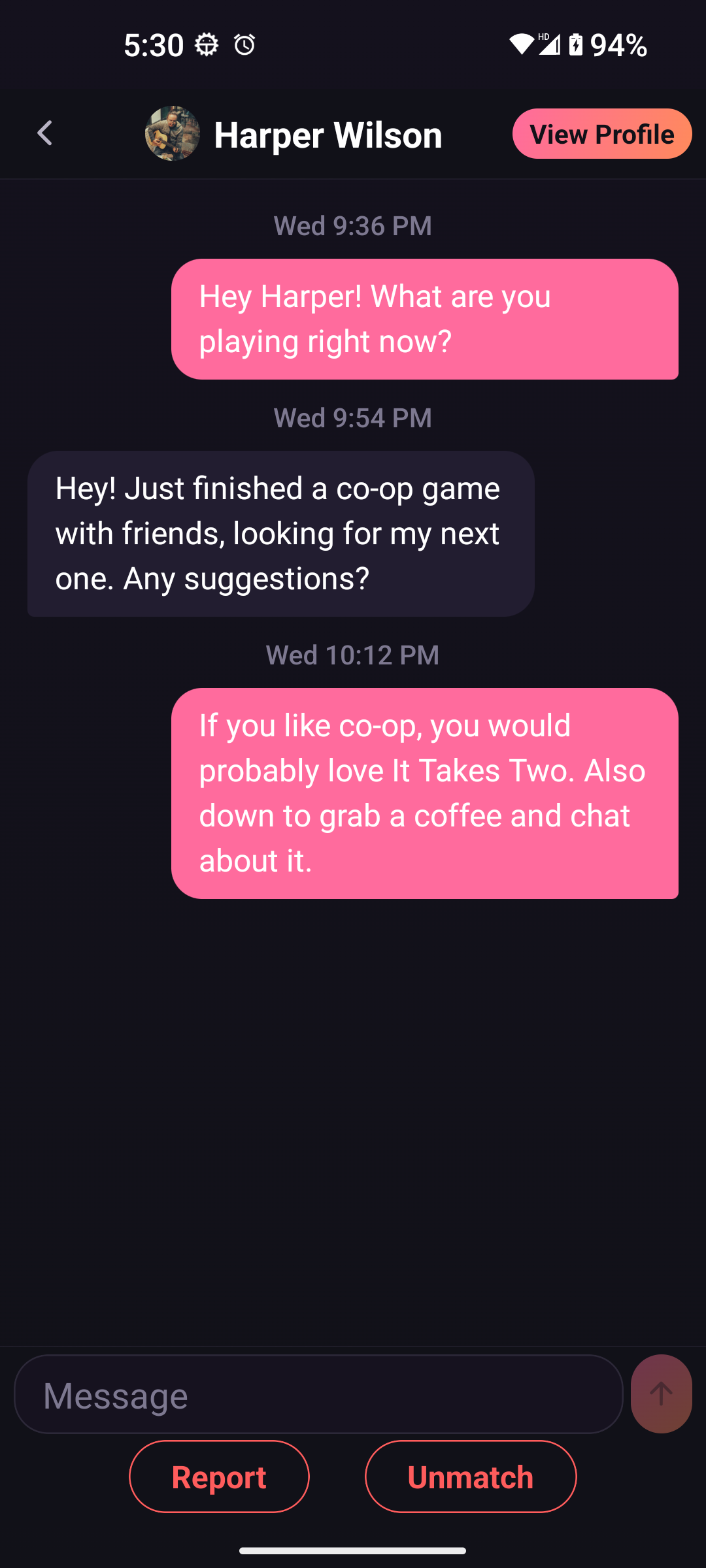Have a real conversation on Diez